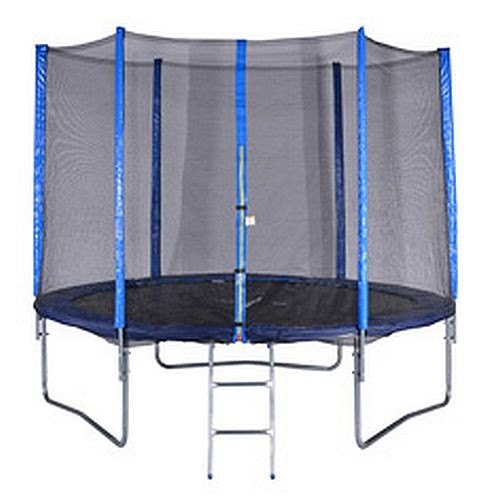 SPARTAN TRAMPOLINA ECONOMY 250CM+OCHRANNÁ SIEŤ+REBRÍK