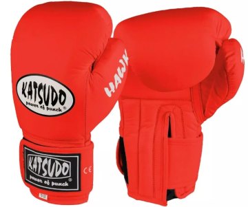 Boxovacie rukavice Katsudo HAWK červené