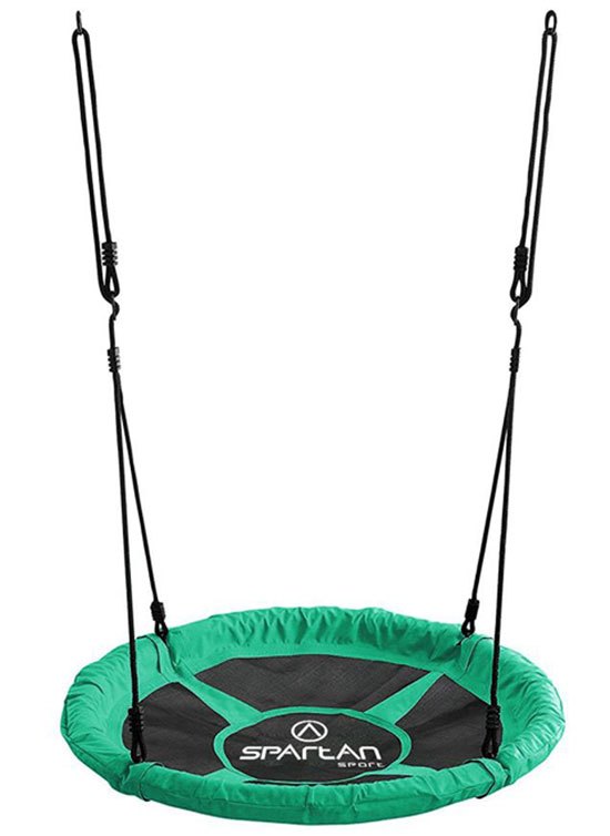 Hojdací kruh SPARTAN 95 cm - zelený