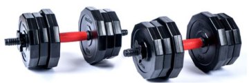 SPARTAN Jednoručný činkový set 2 x 10 kg