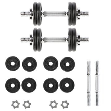 Jednoručné nakladacie činky HMS SG02 2x7 kg