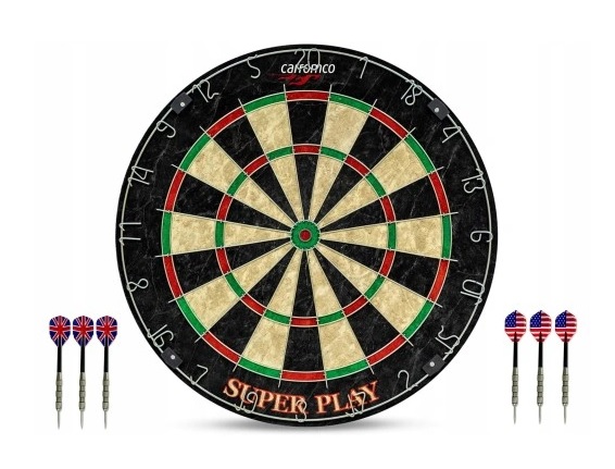 Carromco Sisalový terč Classic 45cm 1 Sisalový terč CARROMCO SUPER PLAY