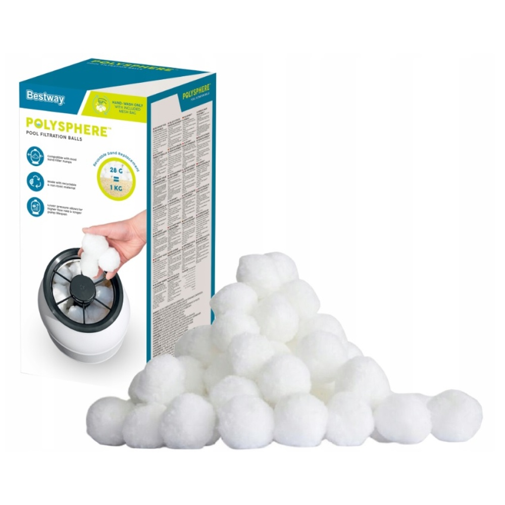 BESTWAY 58475 Flowclear Polysphere Filtračná náplň 500g - Obrázok 3