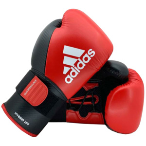 Adidas box rukavice Hybrid 250, červeno-čierne