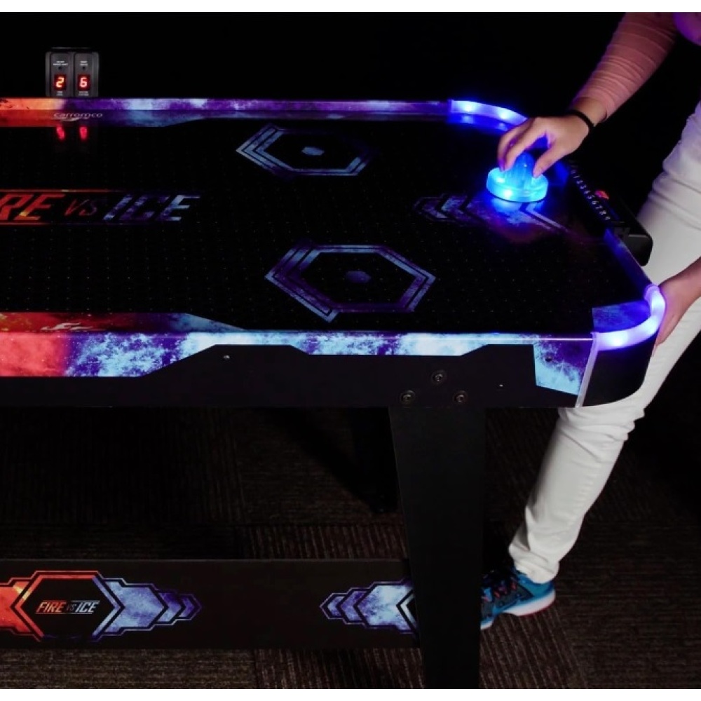 STOLNÝ AIR HOKEJ CARROMCO FIRE VS ICE, 4.5FT - Obrázok 9